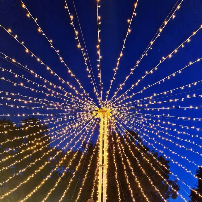 Guirlande led, mariage, noël, poteaux, led, féérique, location , dax , landes