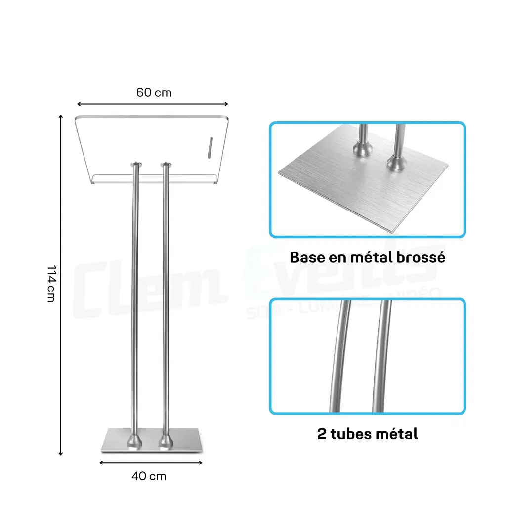 Pupitre métal _ plexiglass location Dax Clem Events (2).webp
