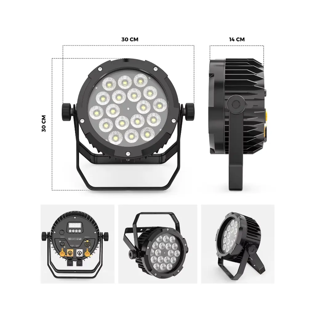 PROJECTEUR LED IP 18X18W RGBWA + UV - LOCATION - DAX - CLEM EVENTS 2.webp