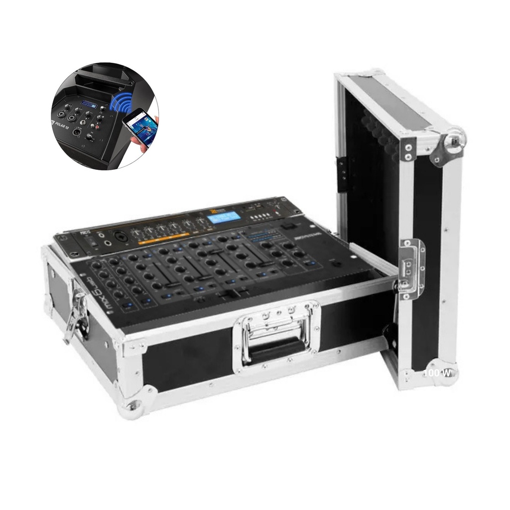 Table de mixage + Lecteur USB/Bluetooth