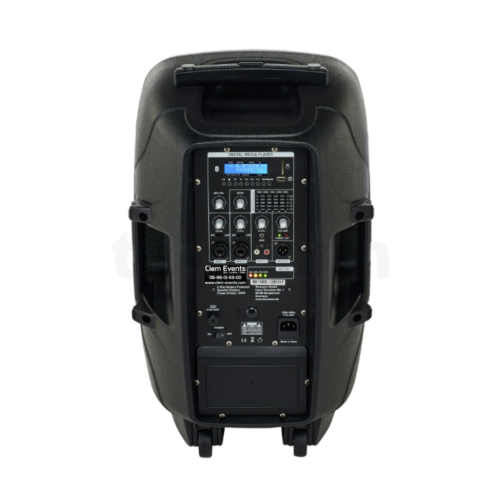 Enceinte Bluetooth sur batterie - location - Clem Events - DAX