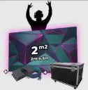 Ecran led 2x1m