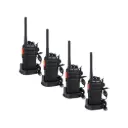 4 Talkies Walkies avec oreillettes