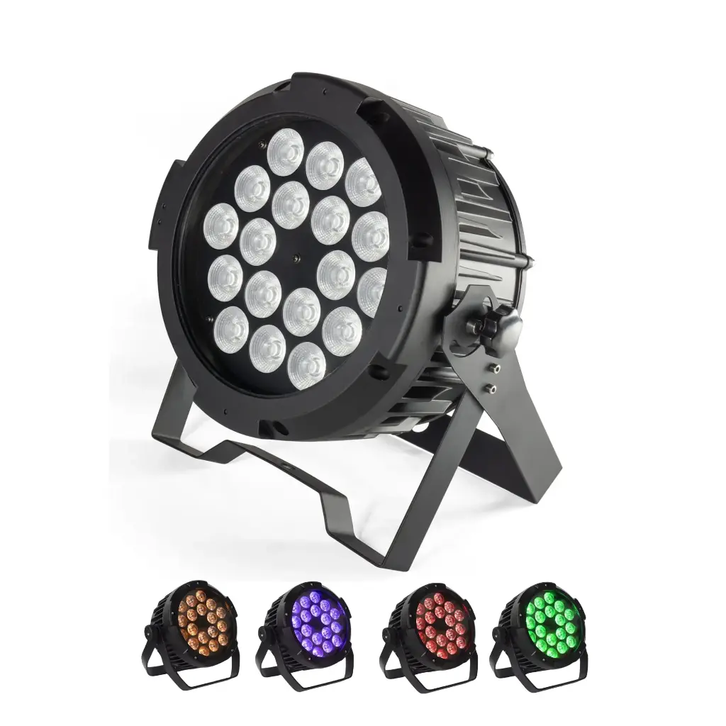Par Led 18x18W RGBWA +UV IP68