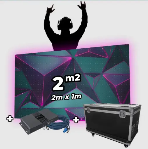 [ECRANLED] Ecran led 2x1m