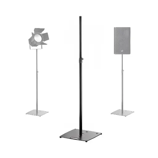 [PIEDBASE] Pied d'enceinte ou d'éclairage base métal