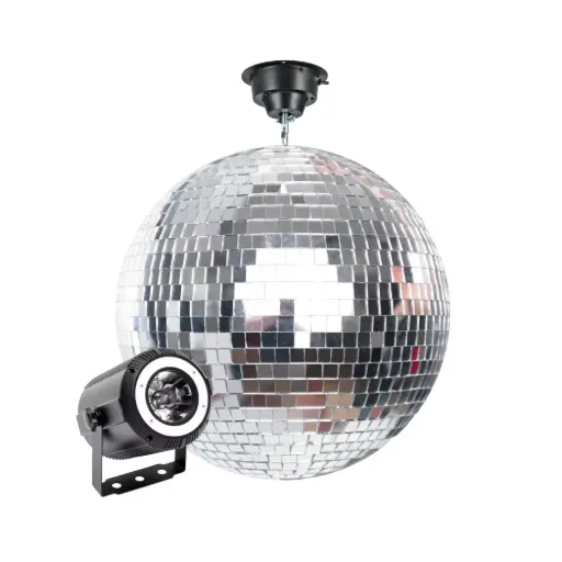 [BOULEF] Boule à facette 40cm + moteur + pinspot